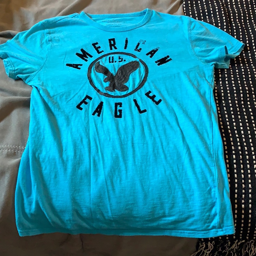 Blue American Eagle Tee